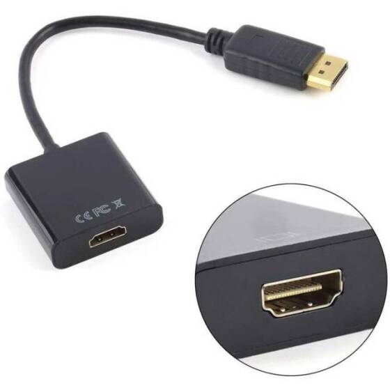Display Port - Hdmi Çevirici Dönüştürücü Adaptör - 3