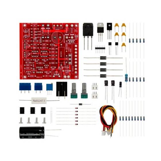 DIY 0-30V 2mA-3A Ayarlanabilir DC Ayarlı Güç Kaynağı Modülü Kiti - 1