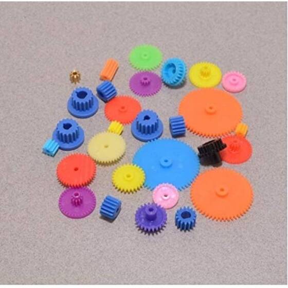 DIY Renkli Plastik Motor Dişli Kiti - 5
