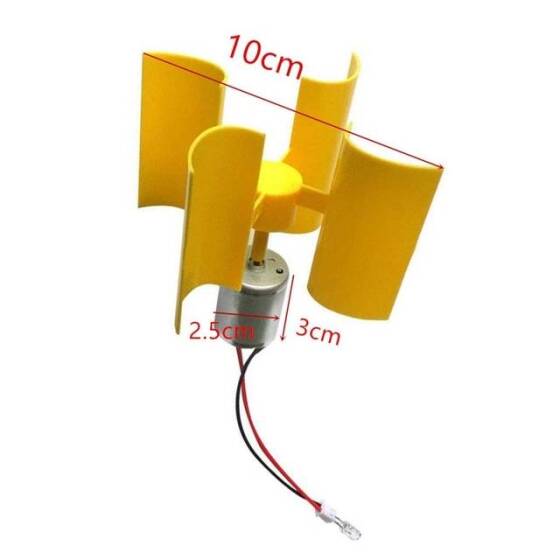 DIY Yeni Tip Dikey Şaft Mikro Rüzgar Türbini - 3