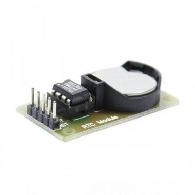 DS1302 RTC Gerçek Zamanlı Saat Modülü CR2032 Pil Dahil - 3