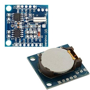 DS1307 RTC Gerçek Zamanlı Saat Modülü CR2032 Pil Dahil 24C32 - 3