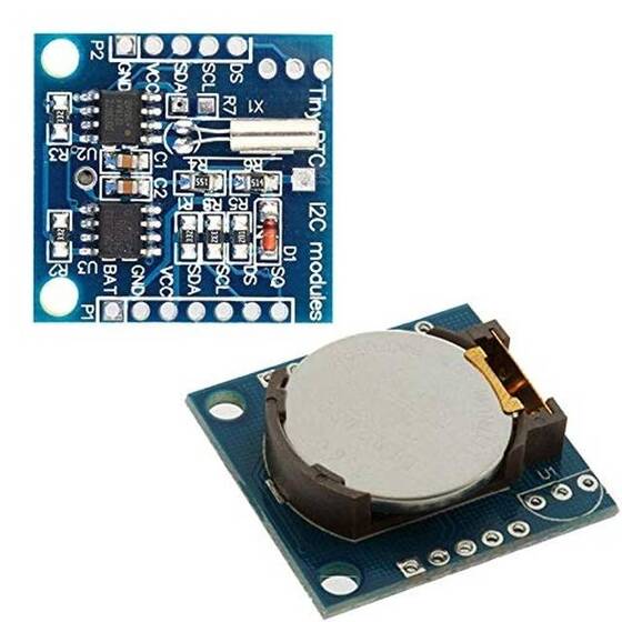 DS1307 RTC Gerçek Zamanlı Saat Modülü CR2032 Pil Dahil 24C32 - 3
