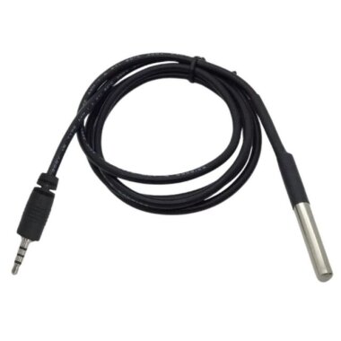 DS18B20 6x50mm Dijital Sıcaklık Sensörü TH10/TH16 Uyumlu - 1 Metre - Görsu Elektronik