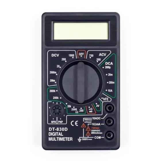DT830D Dijital Multimetre Pilsiz - 3