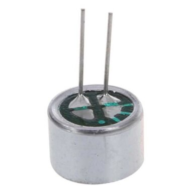 Elektret Kapasitif Mikrofon Kapsülü 9.5mm - Görsu Elektronik