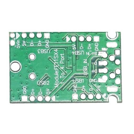 Endüstriyel sınıf USB2.0 Genişletme Modülü HUB 1 Sürükle 4 Arayüz Adaptörü Geliştirme Kartı Serbest Sürücü - 4