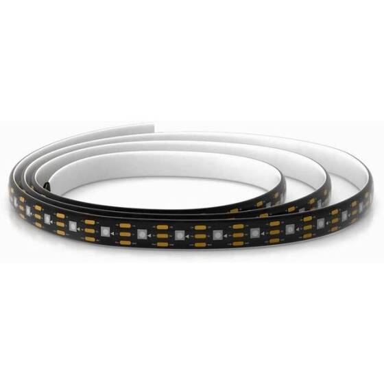 Epoksi 5V WS2812B RGB5050 Siyah Esnek 1M SMD LED Şerit 100 LED/Metre IP65 - 1