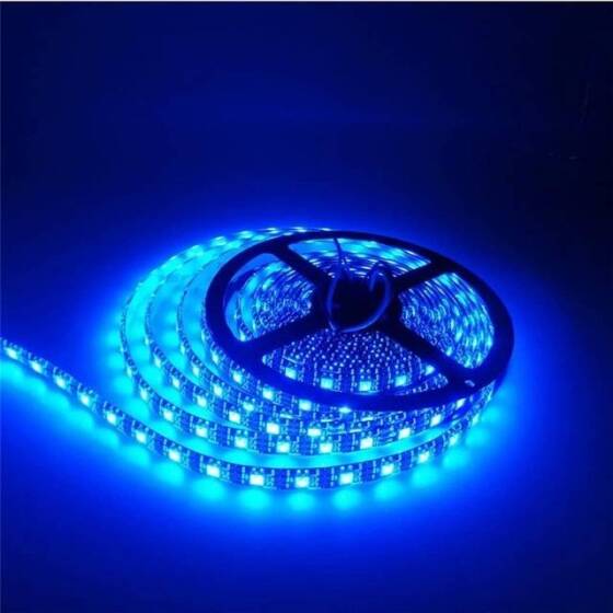 Epoksi 5V WS2812B RGB5050 Siyah SMD LED Şerit 60 LED/Metre Esnek 5 Metrelik Makara IP65 - 5