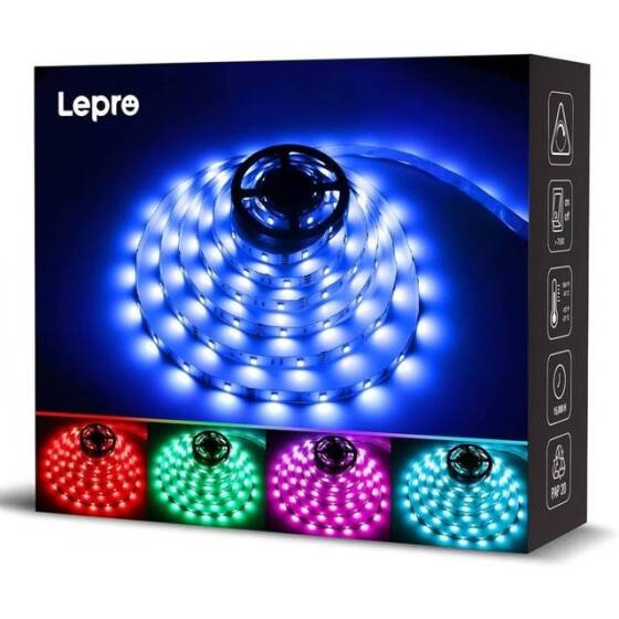 Epoksi Kırmızı 5050 12V SMD LED Şerit 60 LED/Metre Esnek 5 Metrelik Makara - 1