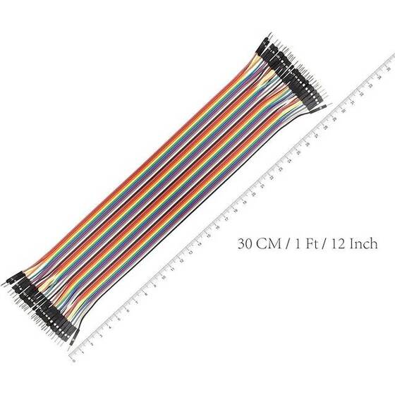 Erkek - Dişi Jumper Kablo 40 Pin 40cm 24AWG - 2