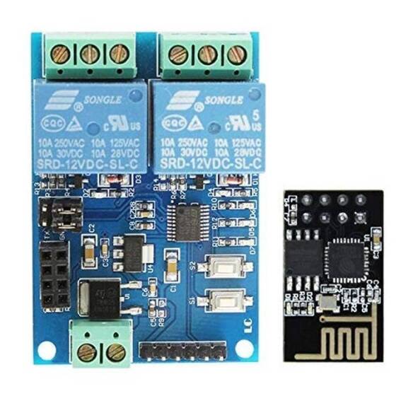 ESP8266 ESP-01 5V 2 Kanal WiFi Röle Modülü Şeyler Akıllı Ev Uzaktan Kumanda Anahtarı - 2
