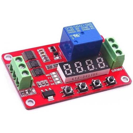 FRM01 DC12V 1 Kanal Çok Fonksiyonlu Röle Modülü Döngü Gecikme Zamanlayıcı Anahtarı Kendinden Kilitleme Zamanlama Modülü - 1
