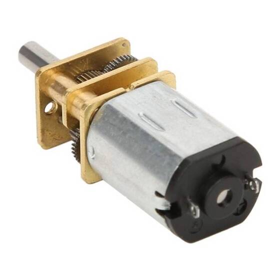 GA12-N20 12V 4000RPM Mikro DC Metal Dişli Redüktörlü Motor - 3