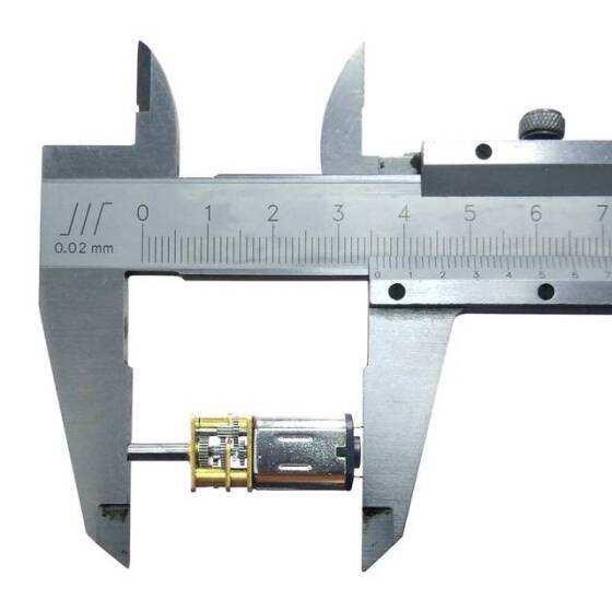 GA12-N20 6V 200RPM Mikro DC Metal Dişli Redüktörlü Motor - 4