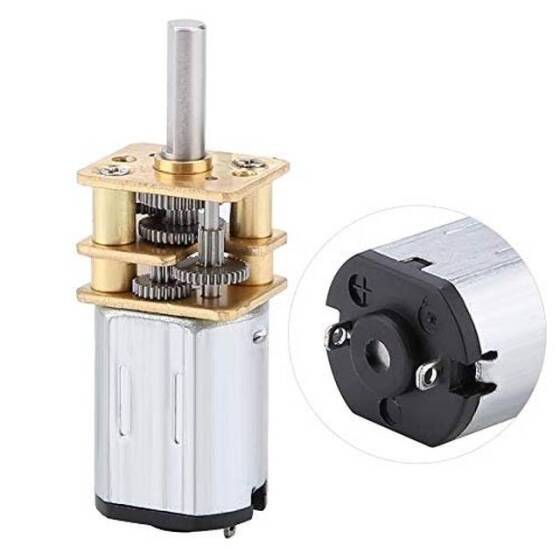 GA12-N20 6V 300RPM Mikro DC Metal Dişli Redüktörlü Motor - 2