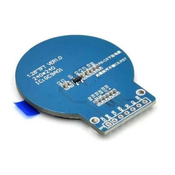 GC9A01 1.28'' 240x240 Oled Grafik Lcd Ekran - Yuvarlak PCB - 3