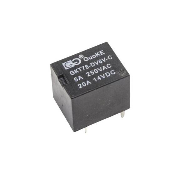GKT78-DV6V-C 6V 20A Röle 5 Pin - 1