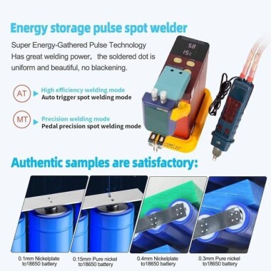 GLITTER 801D 12KW Enerji Depolama Darbeli Nokta Kaynakçı +73B Kaynakçı Kalemi+73SA Kaynak Kafası US Fişli - 4