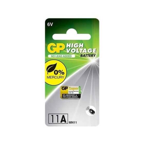 GP 11A 6V Alkalin Pil - Kumanda Pili - 1