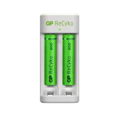 GP 2'li 800mAh AAA Şarj Edilebilir Pil + USB Şarj Cihazı - 2