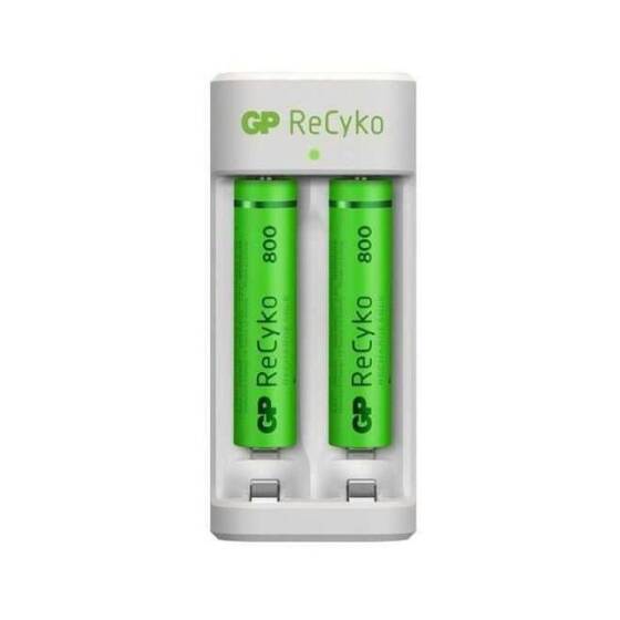 GP 2'li 800mAh AAA Şarj Edilebilir Pil + USB Şarj Cihazı - 2