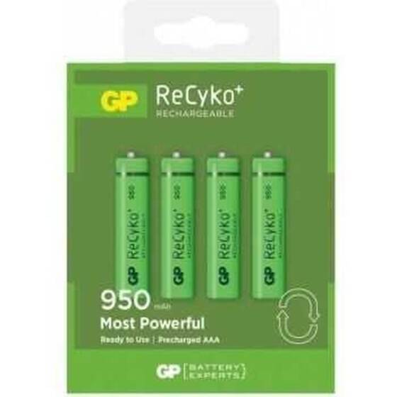 GP ReCyko+ 4'lü 950mAh AAA Şarj Edilebilir Pil - 1