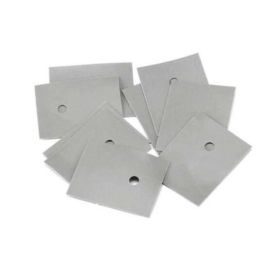 Gri TO-220 Plastik İzolatör - Delikli - 10 Adet - 1