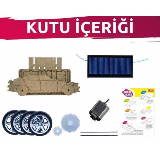 Güneş Enerjili Araba Solar Eğitim Kiti - 6