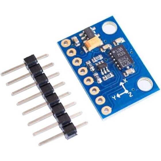 GY-511 LSM303DLHC Yüksek Hassasiyetli 3 Eksenli Elektronik Pusula İvme Sensör Modülü Lehimsiz - 2