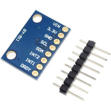 GY-511 LSM303DLHC Yüksek Hassasiyetli 3 Eksenli Elektronik Pusula İvme Sensör Modülü Lehimsiz - 3