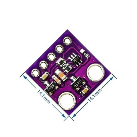 GY-MAX30102 Kan Oksijeni Ve Nabız Ölçer - Kalp Atış Hızı Sensör Modülü - Mor - 3