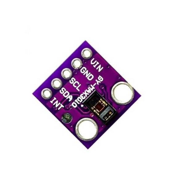 GY-MAX30102 Kan Oksijeni Ve Nabız Ölçer - Kalp Atış Hızı Sensör Modülü - Mor - 4