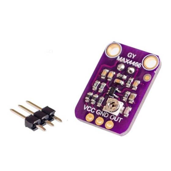 GY-MAX4466 Ses Sensör Modülü Lehimsiz - 1