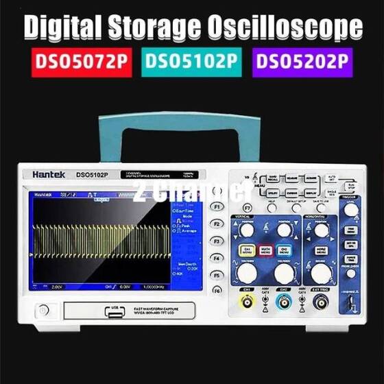 Hantek DSO5072P Osiloskop 2 Kanal 70Mhz CN Fişli - 2