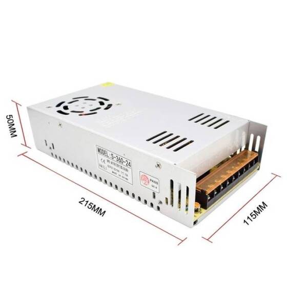 Yüksek Kaliteli Güç Kaynağı 360W 24V 15A Uzun Stil - 5
