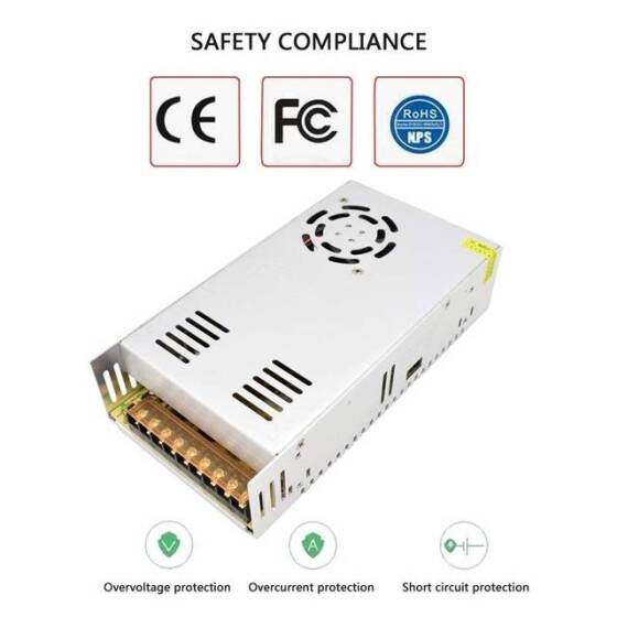 Yüksek Kaliteli Güç Kaynağı 360W 36V 10A S-360-36 - 2