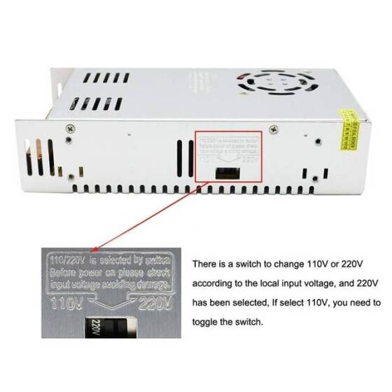 Yüksek Kaliteli Güç Kaynağı 360W 36V 10A S-360-36 - 3
