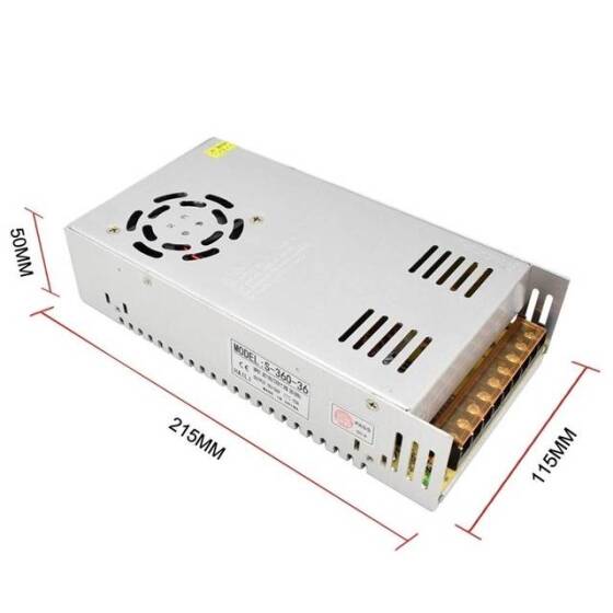 Yüksek Kaliteli Güç Kaynağı 360W 36V 10A S-360-36 - 5