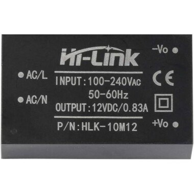 HLK-10M12 AC-DC 220V / 12V Güç Kaynağı Modülü - 1