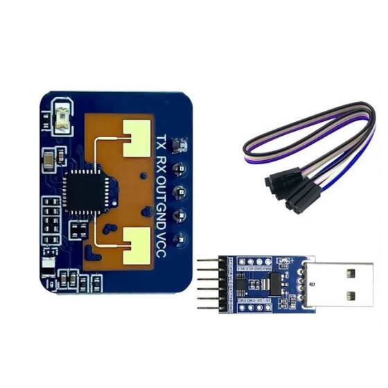 HLK-LD2410C 24Ghz Radar Hareket Algılama Sensörü Modülü Kiti - 1
