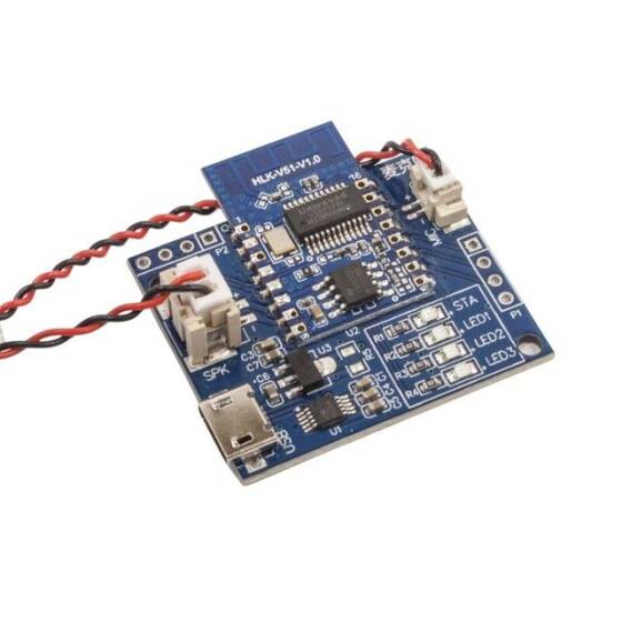 HLK-V51 Çevrimdışı Ses Bluetooth Modülü Hoparlör+Mikrofon Test Kit - 2