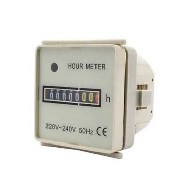 HM-1 220V Çalışma Süresi Sayacı - Hour Meter - Görsu Elektronik