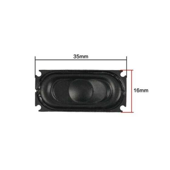 Hoparlör 35x16mm 8 ohm 8Ω 2W - 3