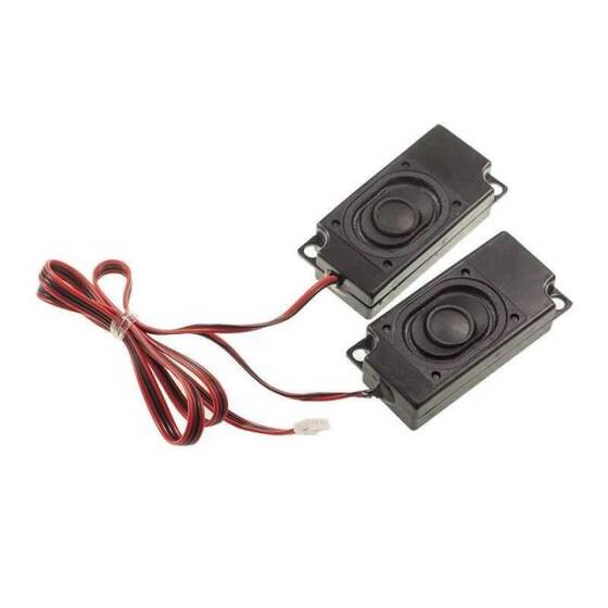 Hoparlör Çifti JST Soketli 70x33mm 8 ohm 8Ω 2W - 1