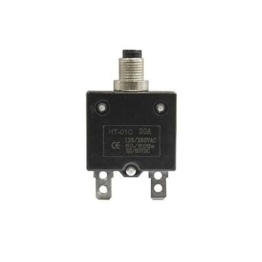 HT-01-A 20A Aşırı Akım Koruyucu Devre Kesici Sigorta - Metal - Görsu Elektronik