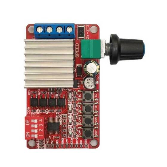 Hız ve Yön Kontrol 5A Dc Motor Sürücü 5-26V - 2