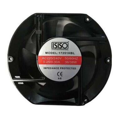 IF-17251M24B 24VDC Metal Fan 150x170x51mm - ISISO