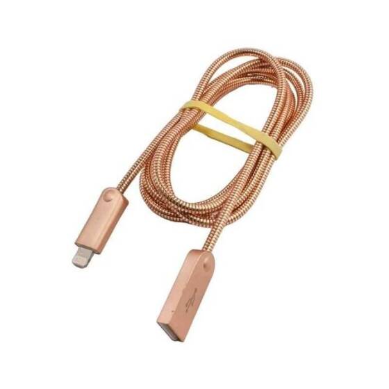 Iphone Lightning Metal Örgülü Şarj Kablosu 1.4 metre - 2