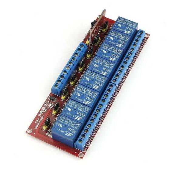 IR Kumandalı Röle Kartı 12V 8 Kanal - 3